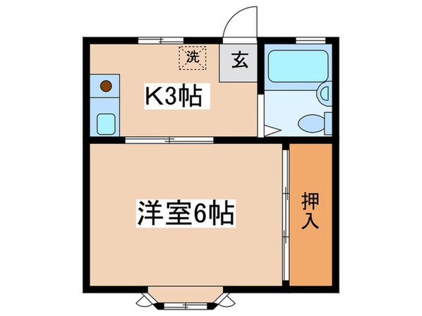 ハイツ恵の物件間取画像